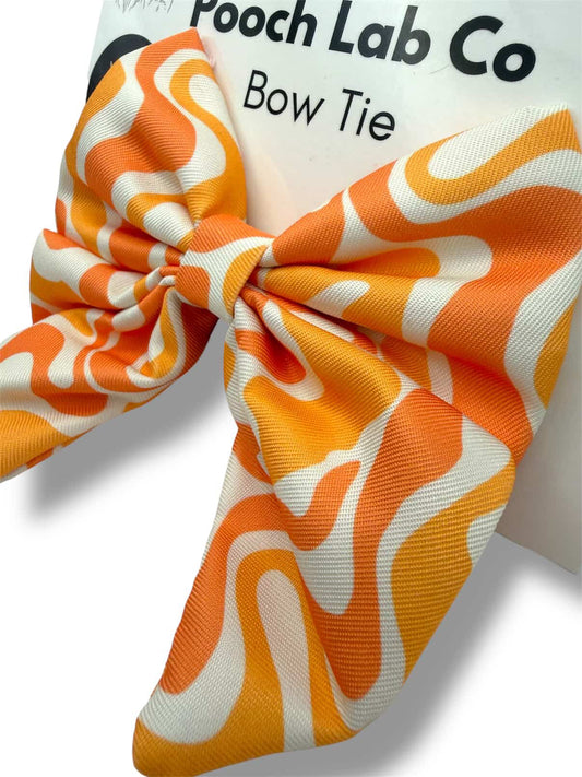 Groovy Summer Wave Sailor Bow Tie