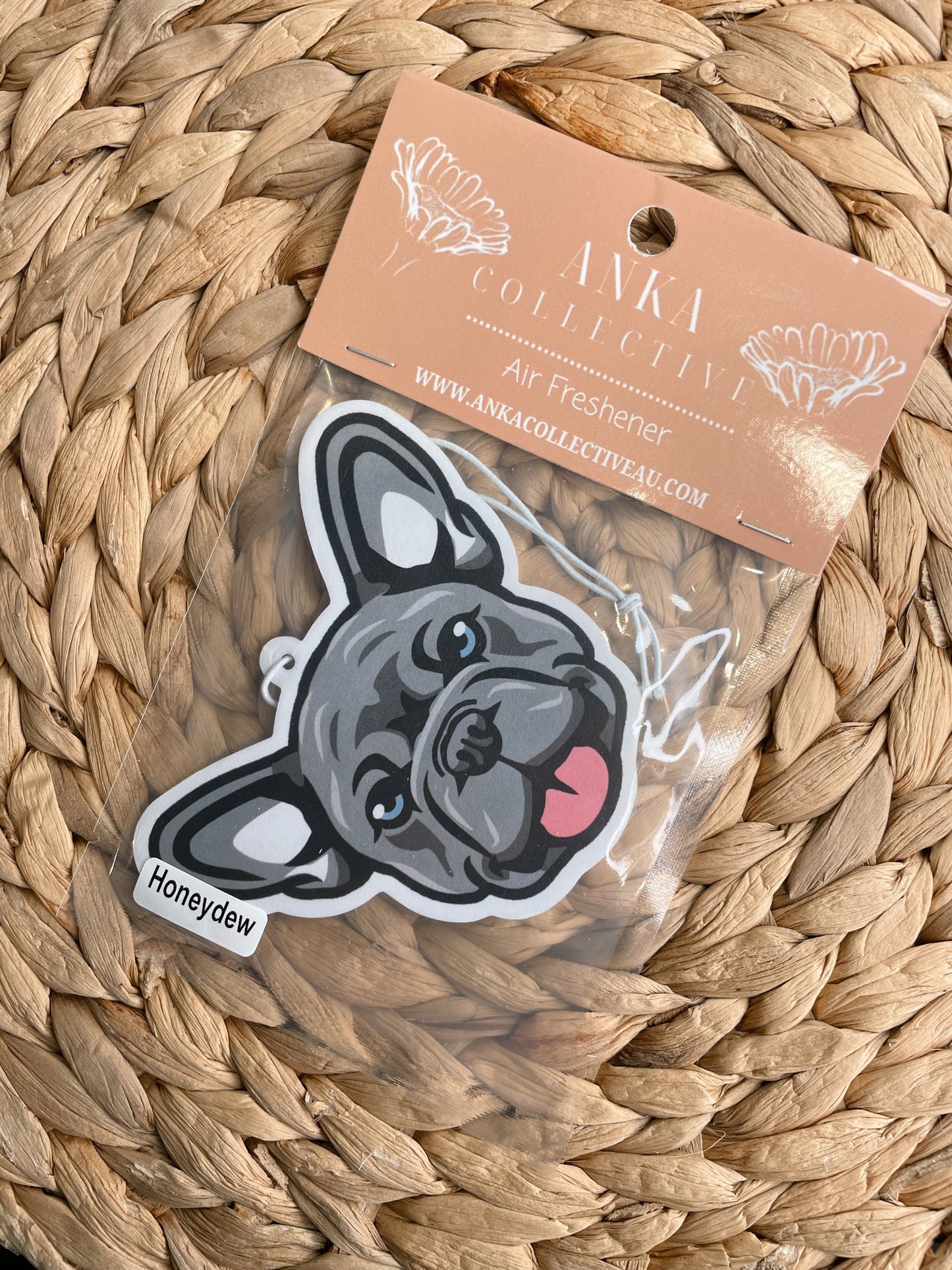 French Bull Dog Grey Air Freshener