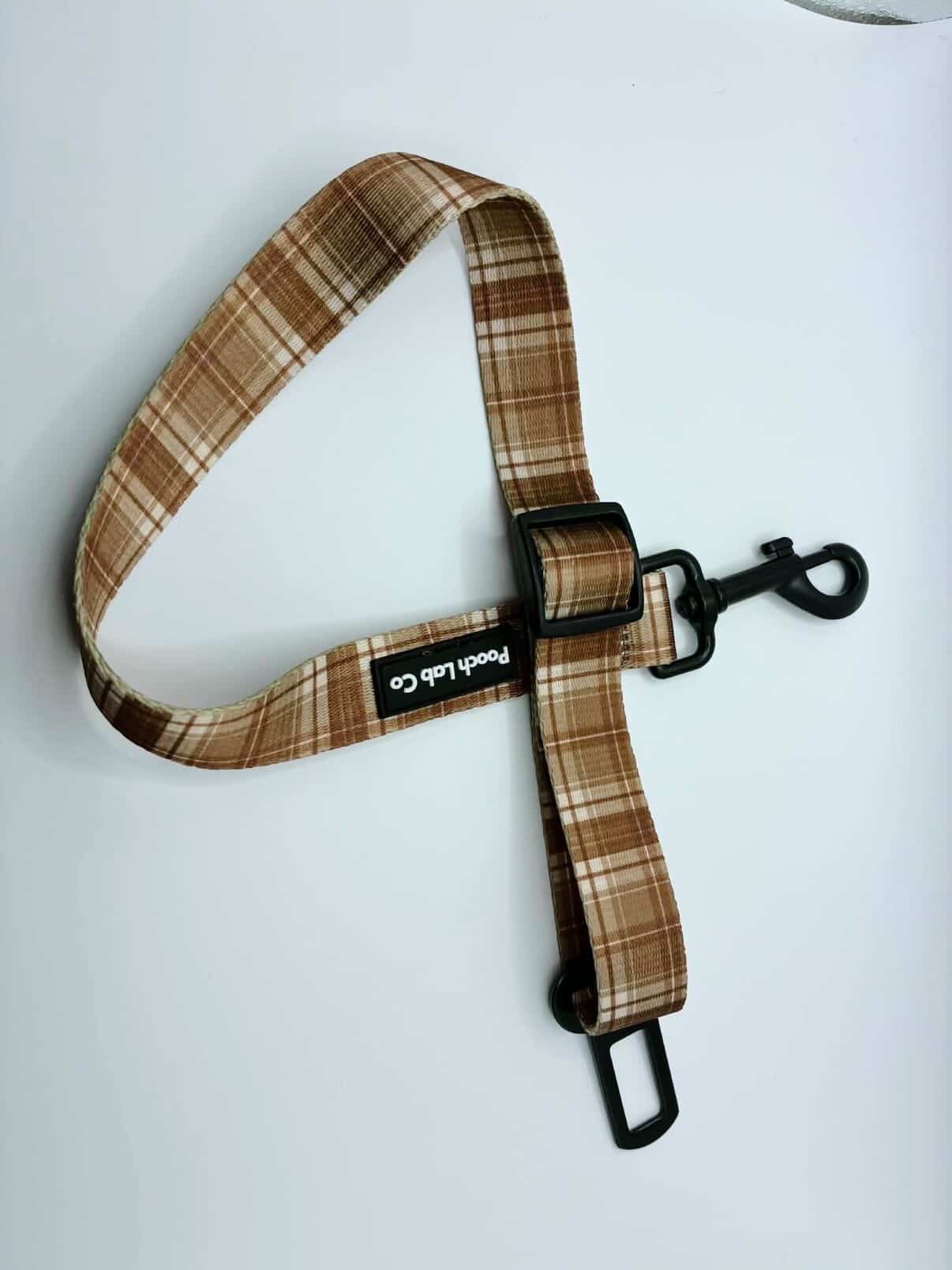 Tartan Dog Seatbelt