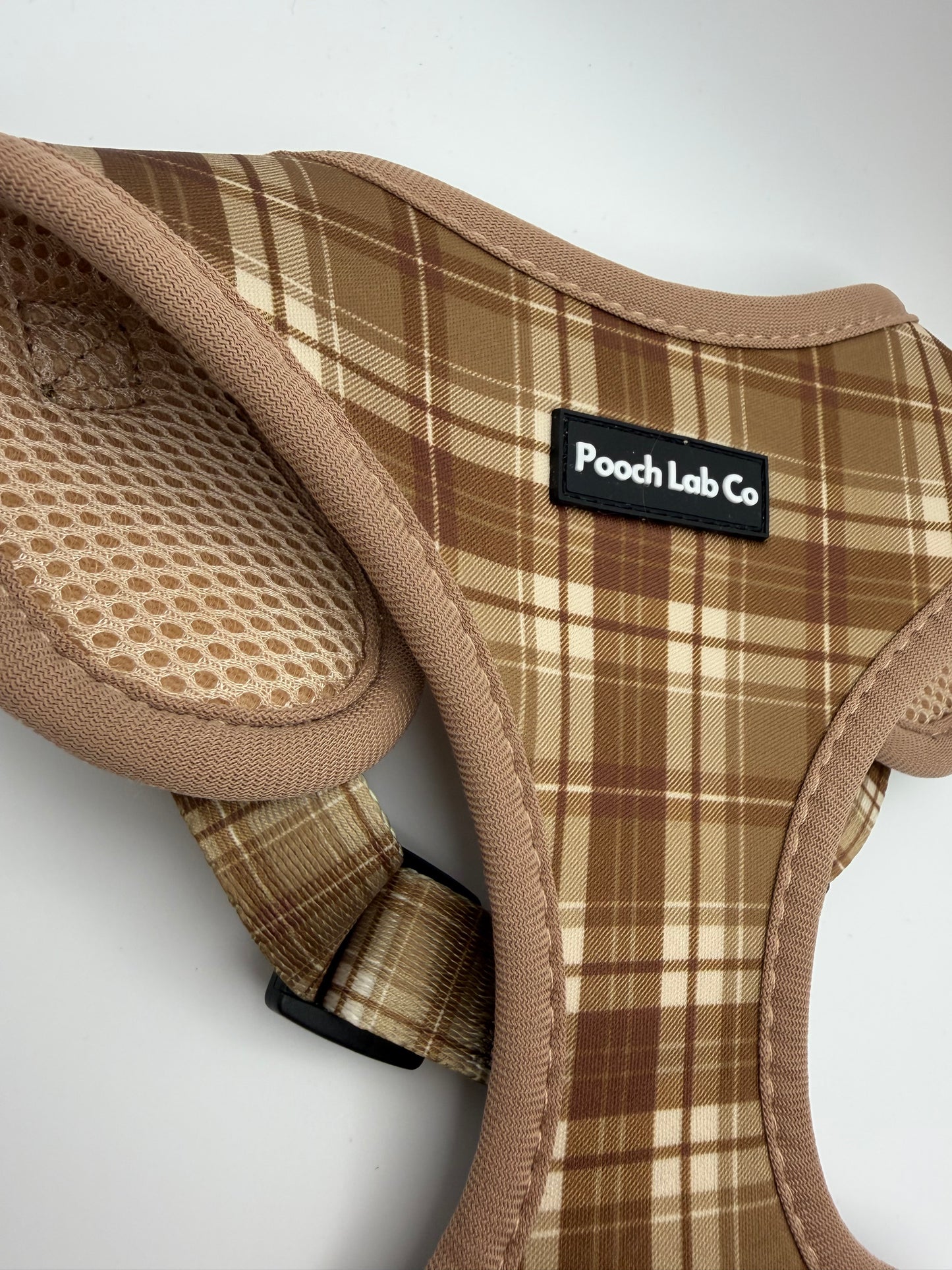 Tartan Adjustable Dog Harness
