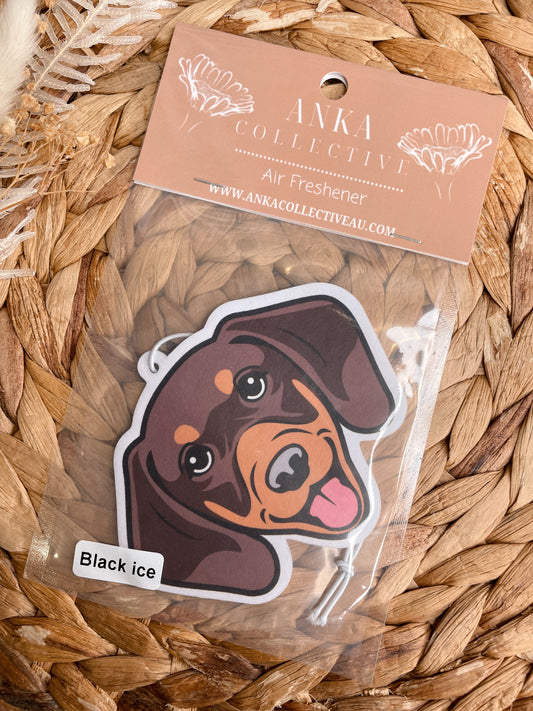 Brown Dachshund Air Freshener