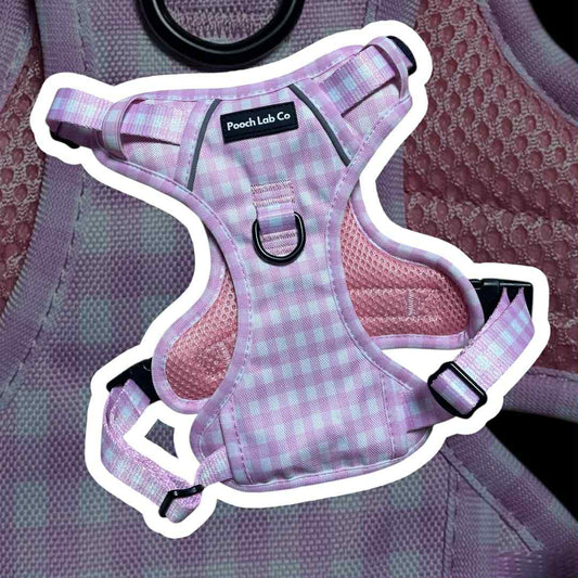 Pink Gingham Harness