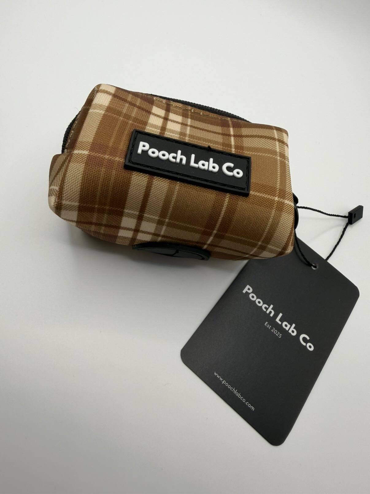 Tartan Poo Bag Holder
