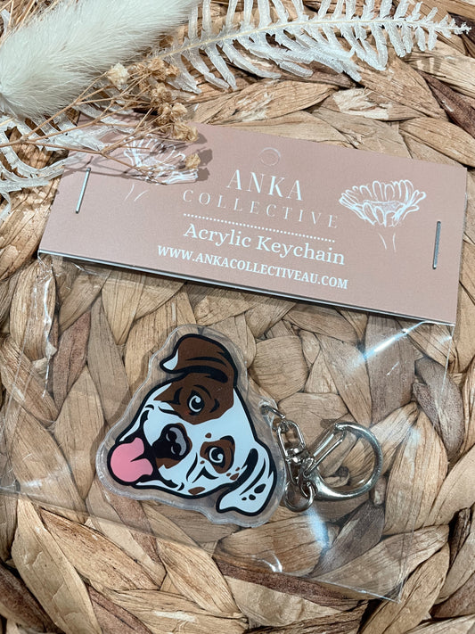 Bull Arab Dog Keychain