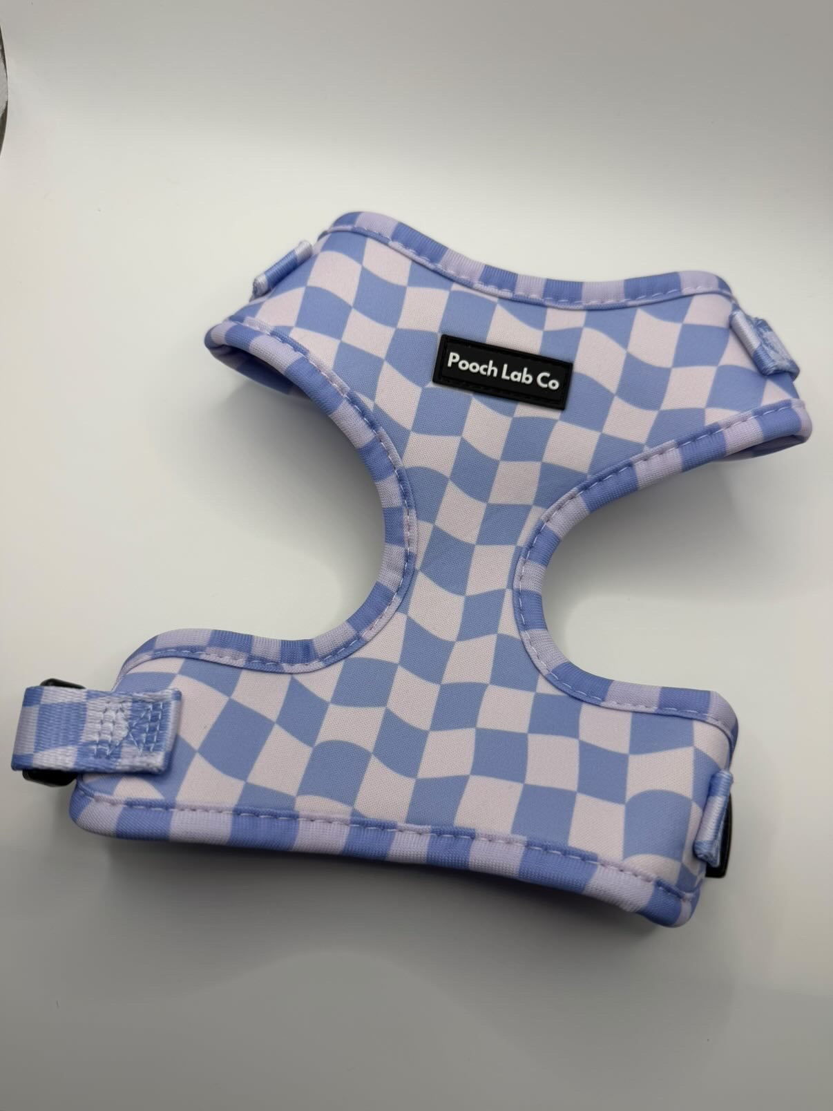 Groovy Gingham Adjustable Dog Harness