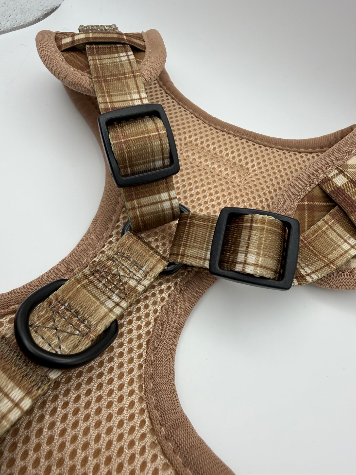 Tartan Adjustable Dog Harness