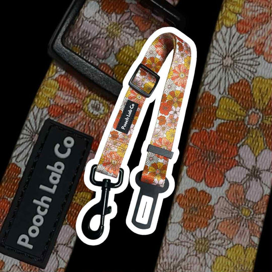 Autumn Florals Dog Seatbelt