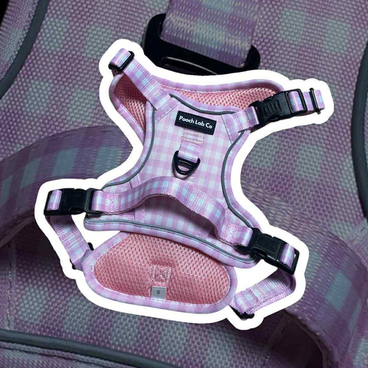 Pink Gingham Harness