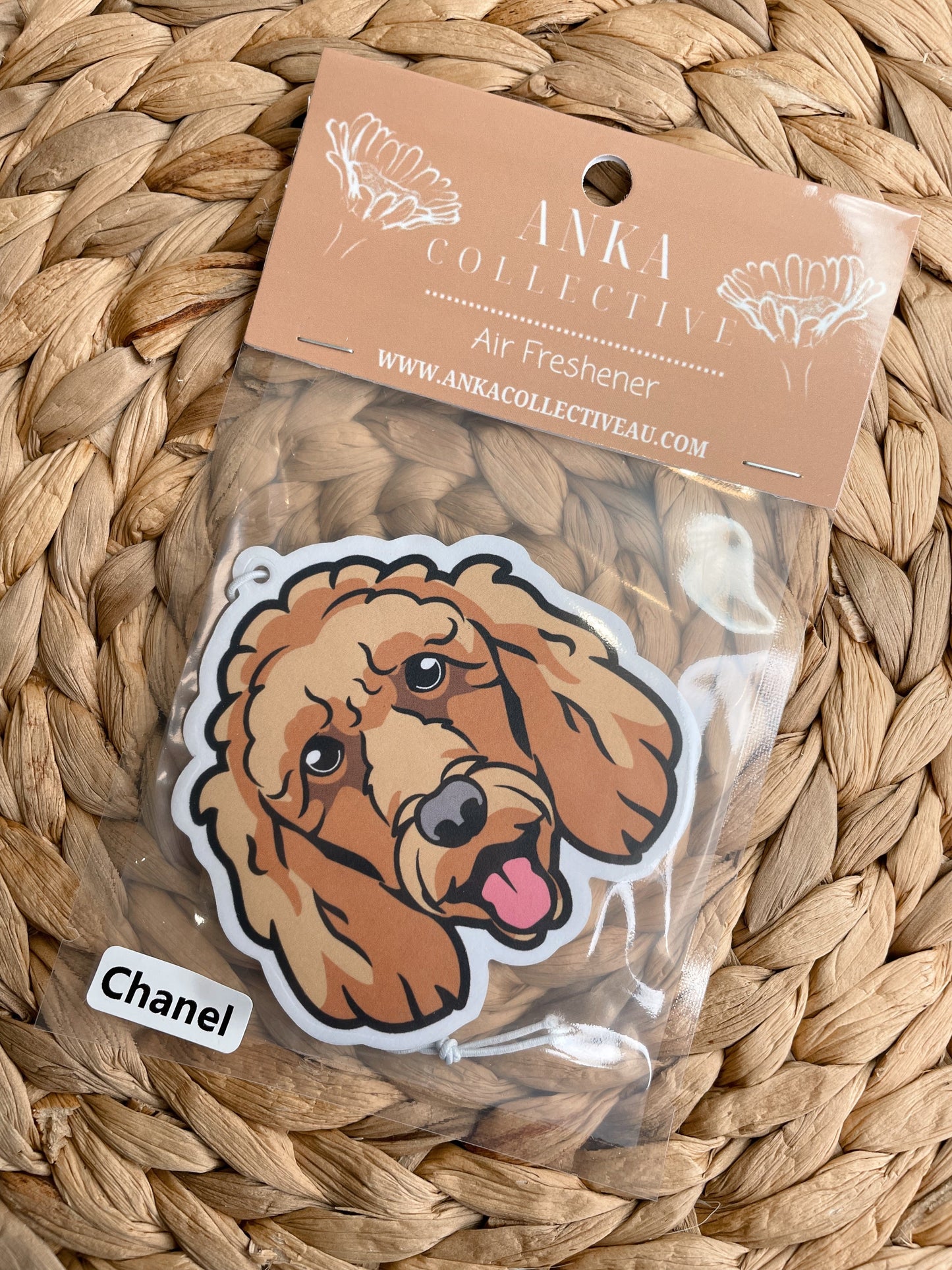 Standard Poodle Brown Air Freshener