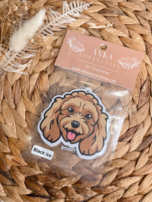 Mini Poodle Brown Air Freshener