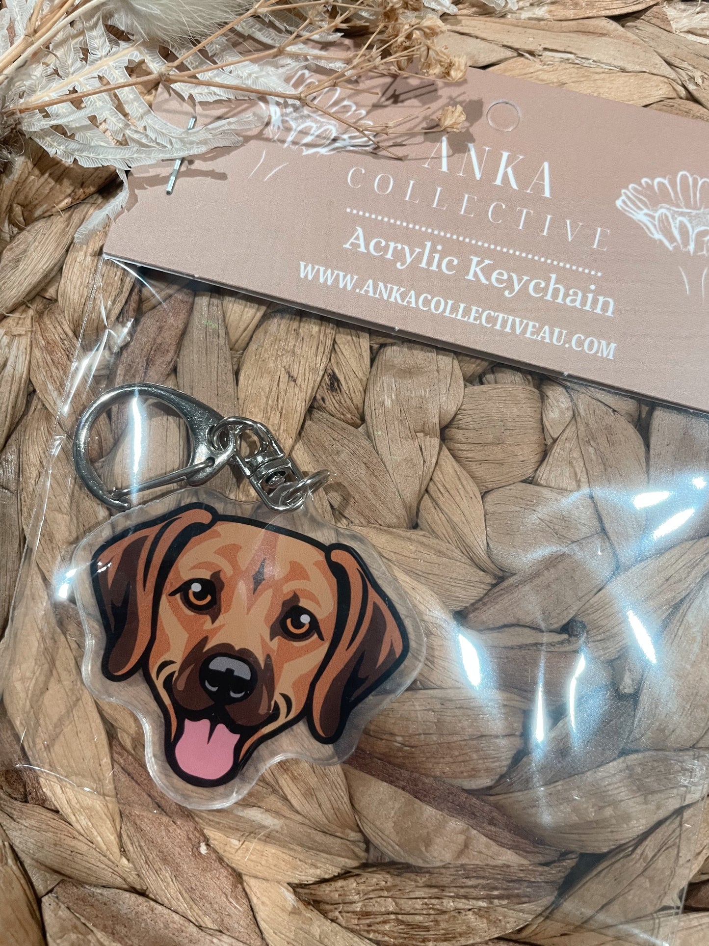 Ridgeback Dog Keychain