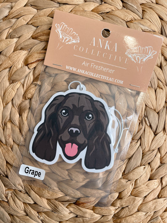 Cocker Spaniel Black Air Freshener