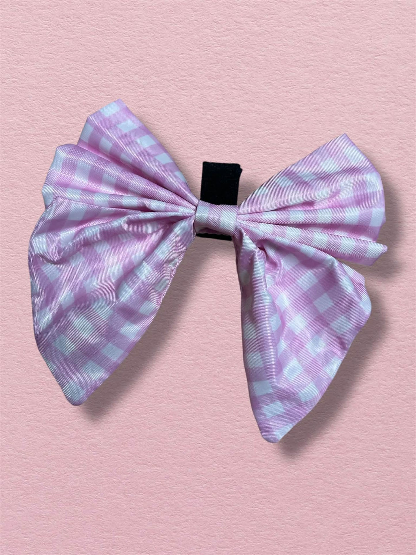 Pink Gingham Bow