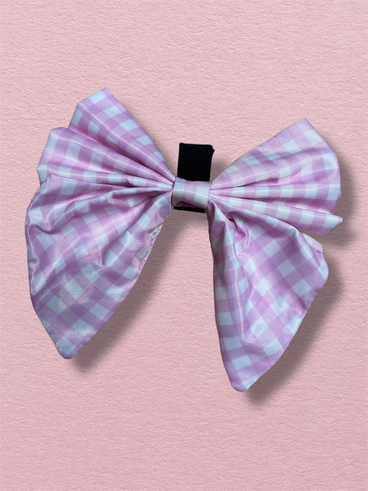 Pink Gingham Bow