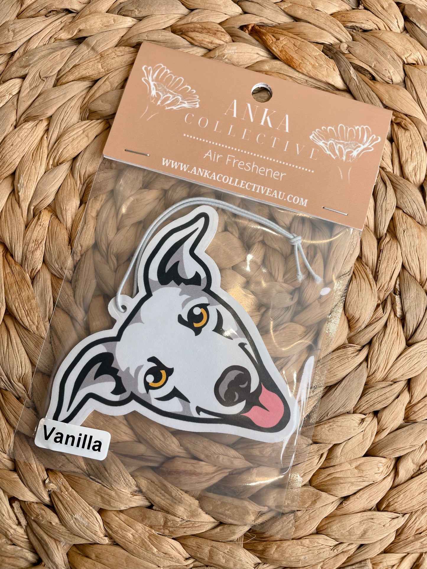 Greyhound White Air Freshener