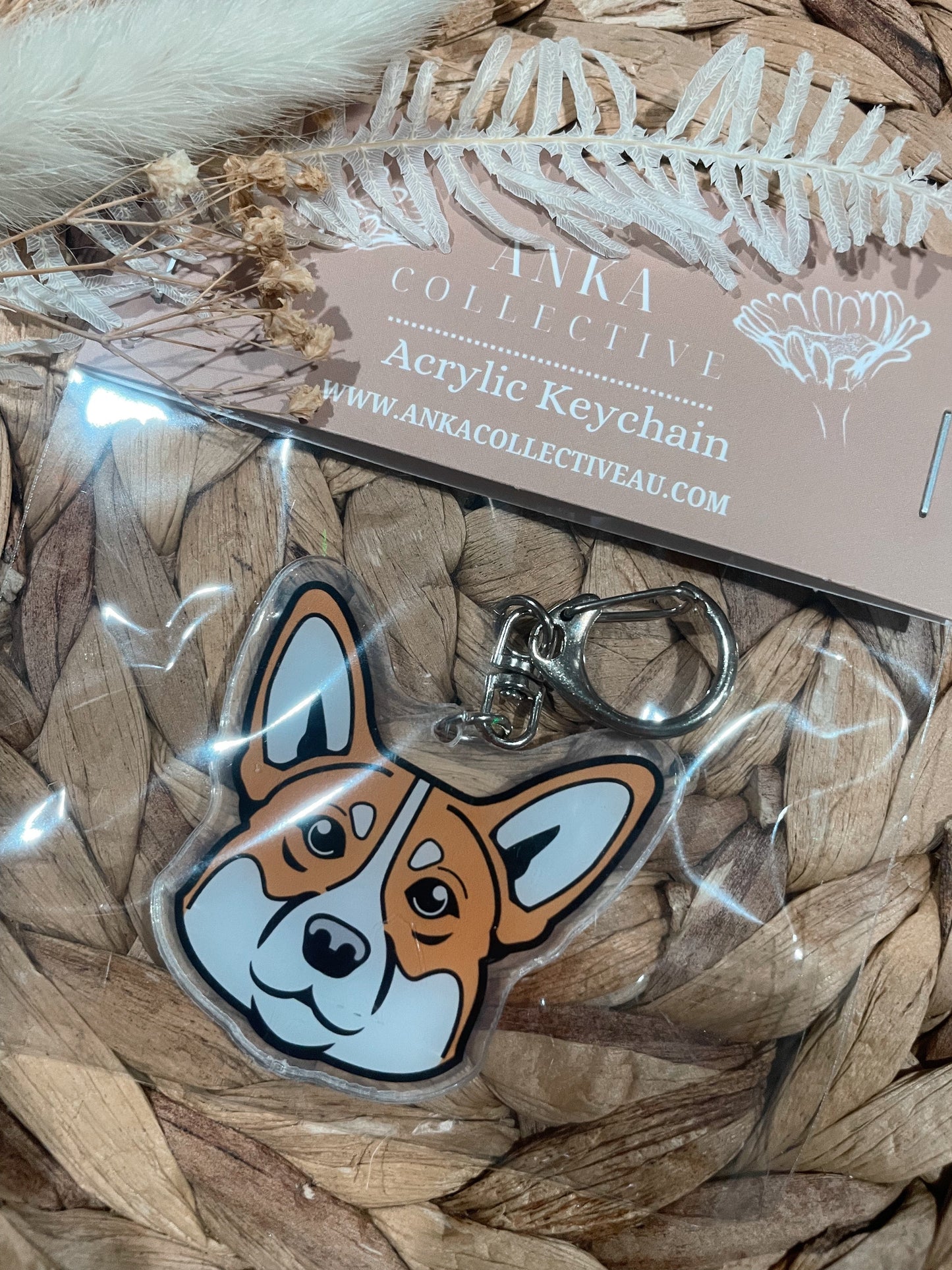 Corgi Dog Keychain