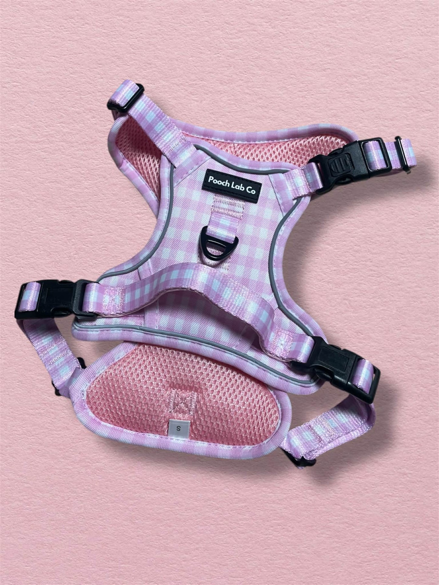 Pink Gingham Harness