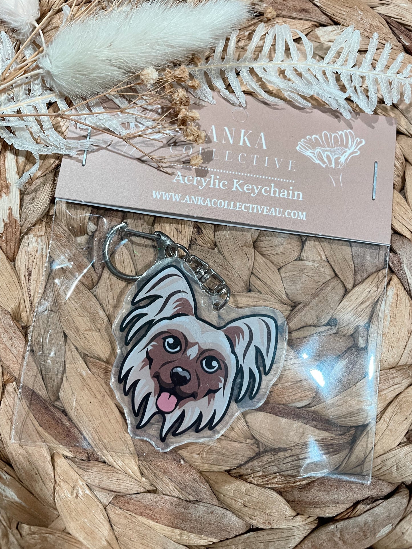 Chinese Crested Dog Keychain