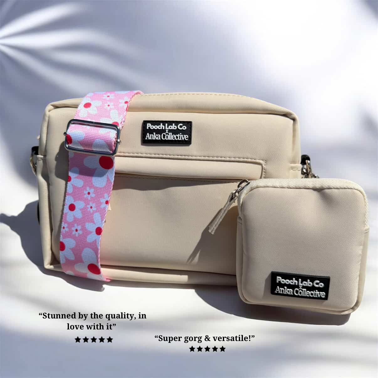 Pooch Walking Bag (Soft Ivory) - Juliet