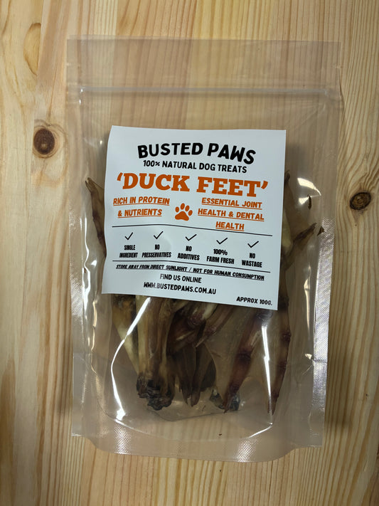 'Busted Paws' Duck Feet Natural Dog Treats