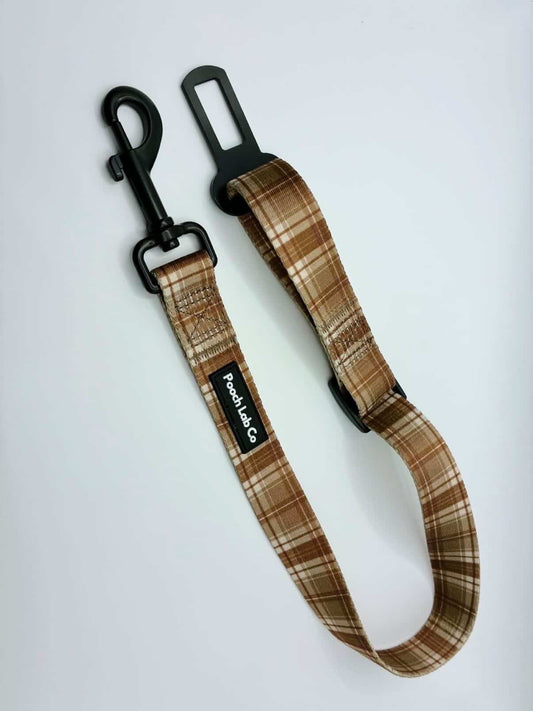 Tartan Dog Seatbelt