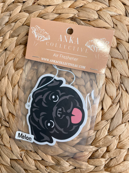 Pug Black Air Freshener