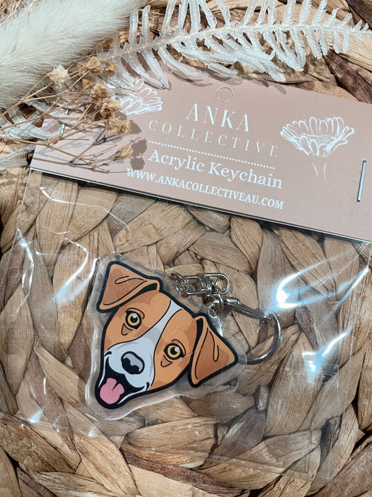 Jack Russel Dog Keychain