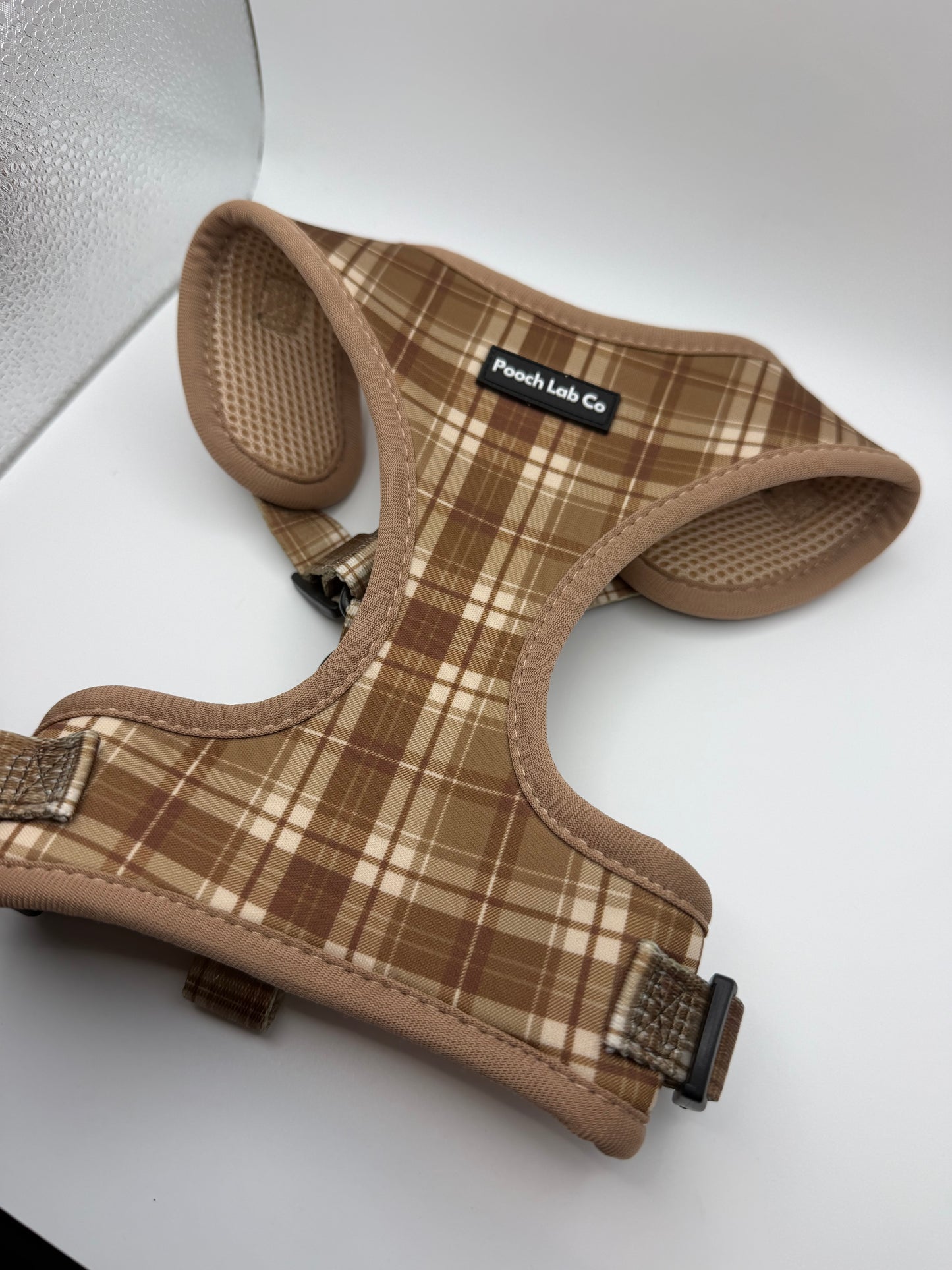 Tartan Adjustable Dog Harness