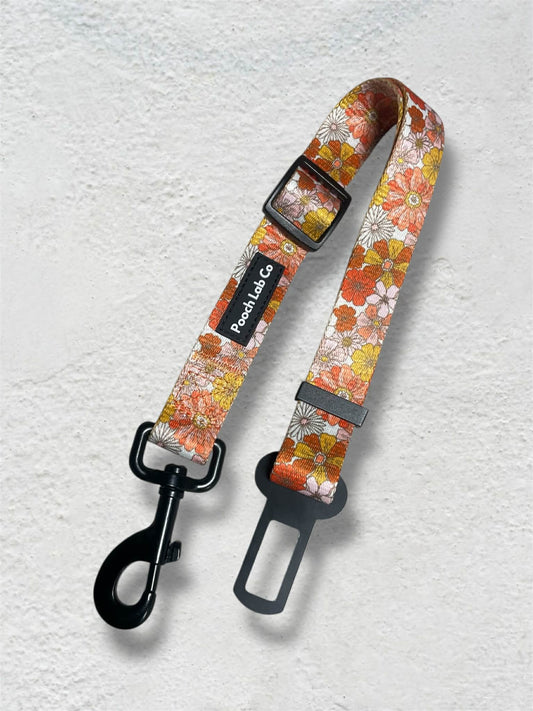 Autumn Florals Dog Seatbelt