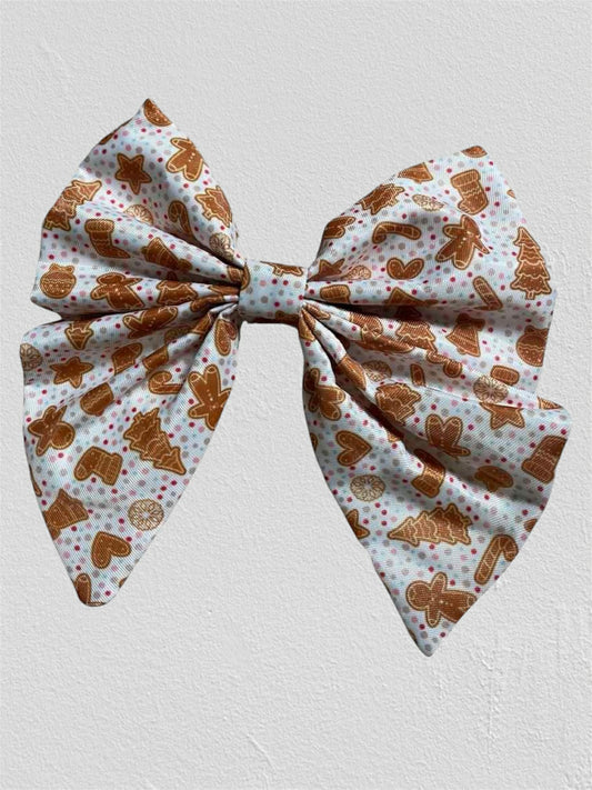 Gingerbread Christmas Bow
