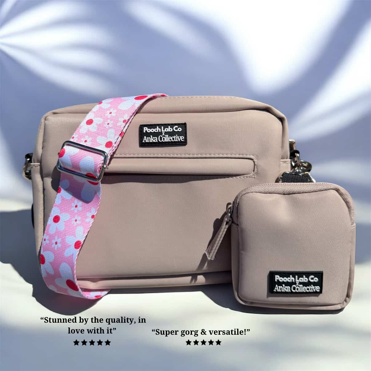 Pooch Walking Bag (Neutral Oat) - Juliet