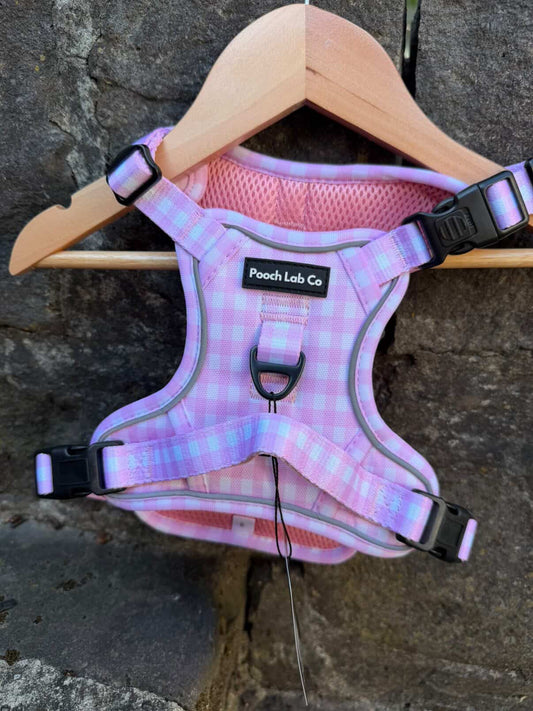 Pink Gingham Harness